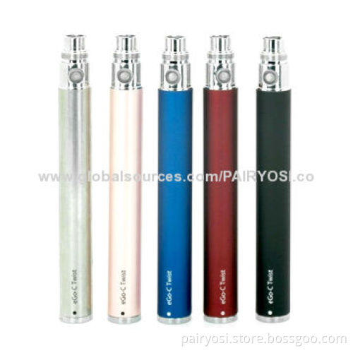 Variable voltage Ego battery, variable voltage 3.2-4.8V, various colors, 5 clicks on/off protection